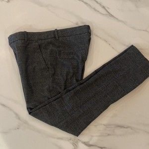 Zara Tan Brown Gray Tweed Pants with Pockets | Size Small - Waste 15”